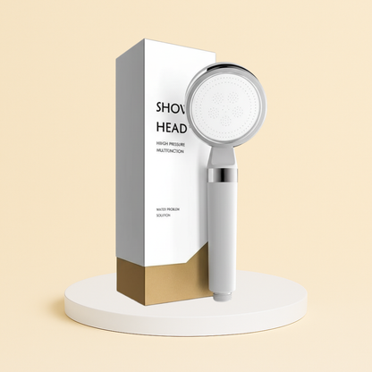 Pommeau de douche - Blanc Argenté